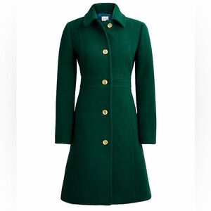 J.Crew Beautiful Dark Blue/Green Pea Coat Size 6